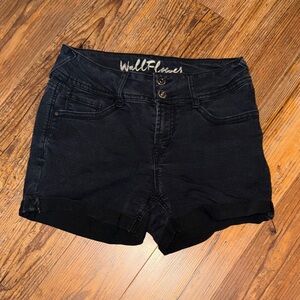 Wallflower black shorts
